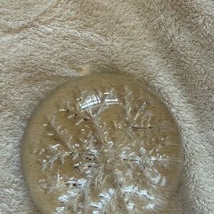 Vintage Avon Crystal Snowflake Paperweight Clear 24% Lead Crystal France